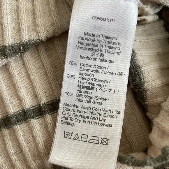 Madewell | donegal lawson crop pullover sweater in stripe donegal lighthouse - Picture 4 of 5